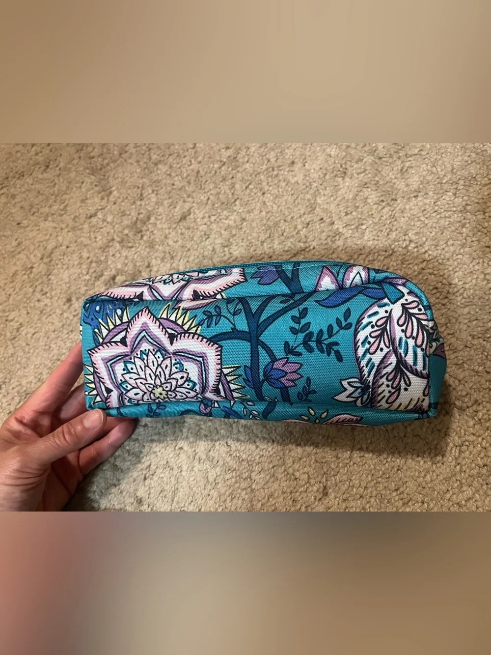 Vera Bradley Peacock Cosmetic Bag Set